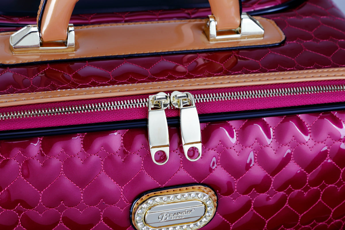 Brangio Italy Luxury Glamour Luxe Spinner Wheeled Carry-On Luggage