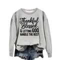 Loose velvet sweatshirt