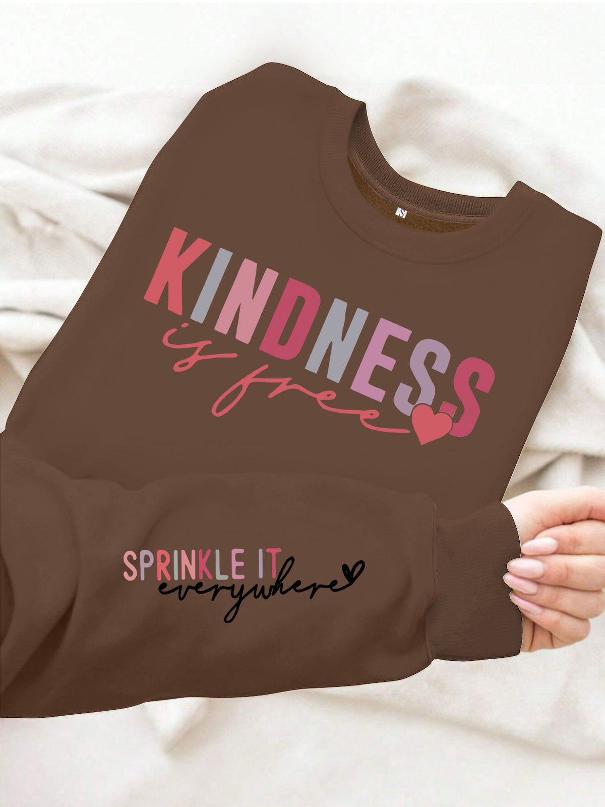 Sweat-shirt ample en velours