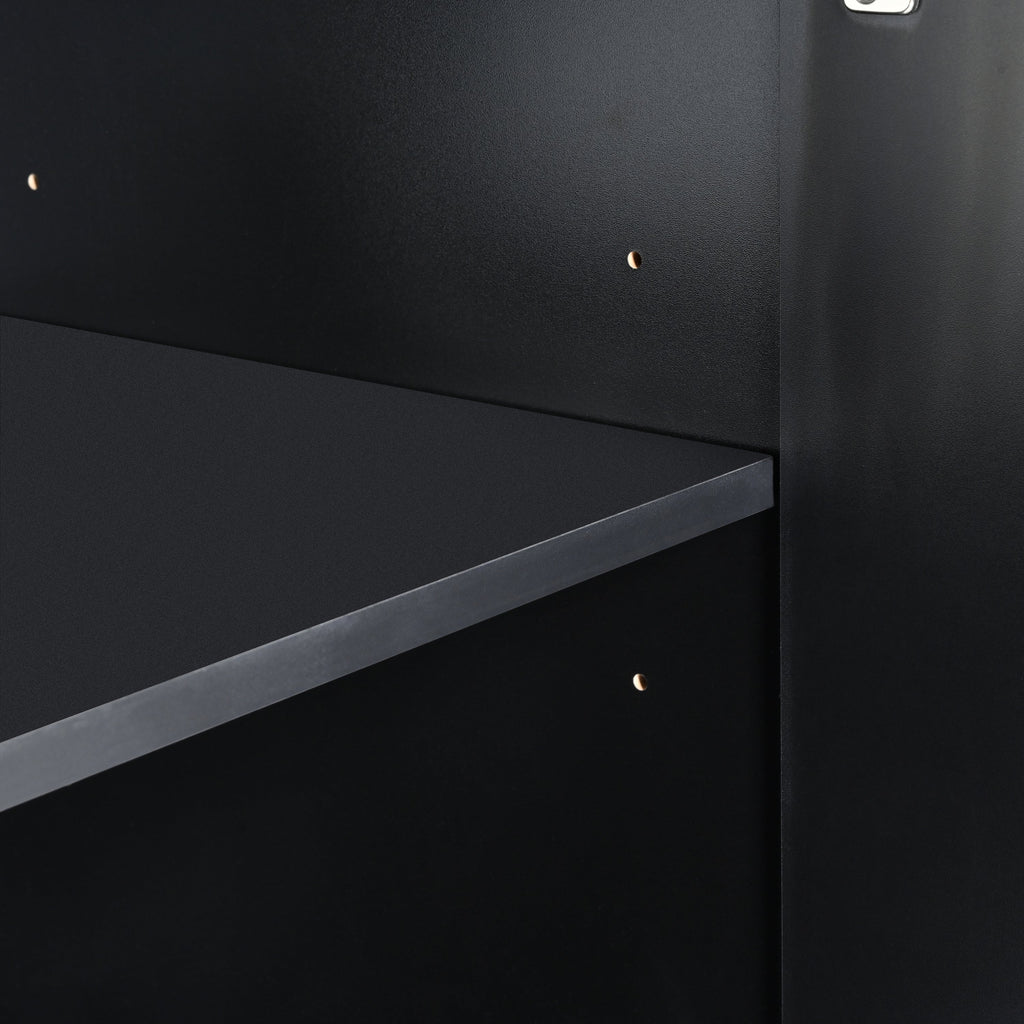 Elegant Sideboard Featuring Curved Bottom Doors With Arched Groove Design in a Stylish Four-Door Layout,Suitable for Liv