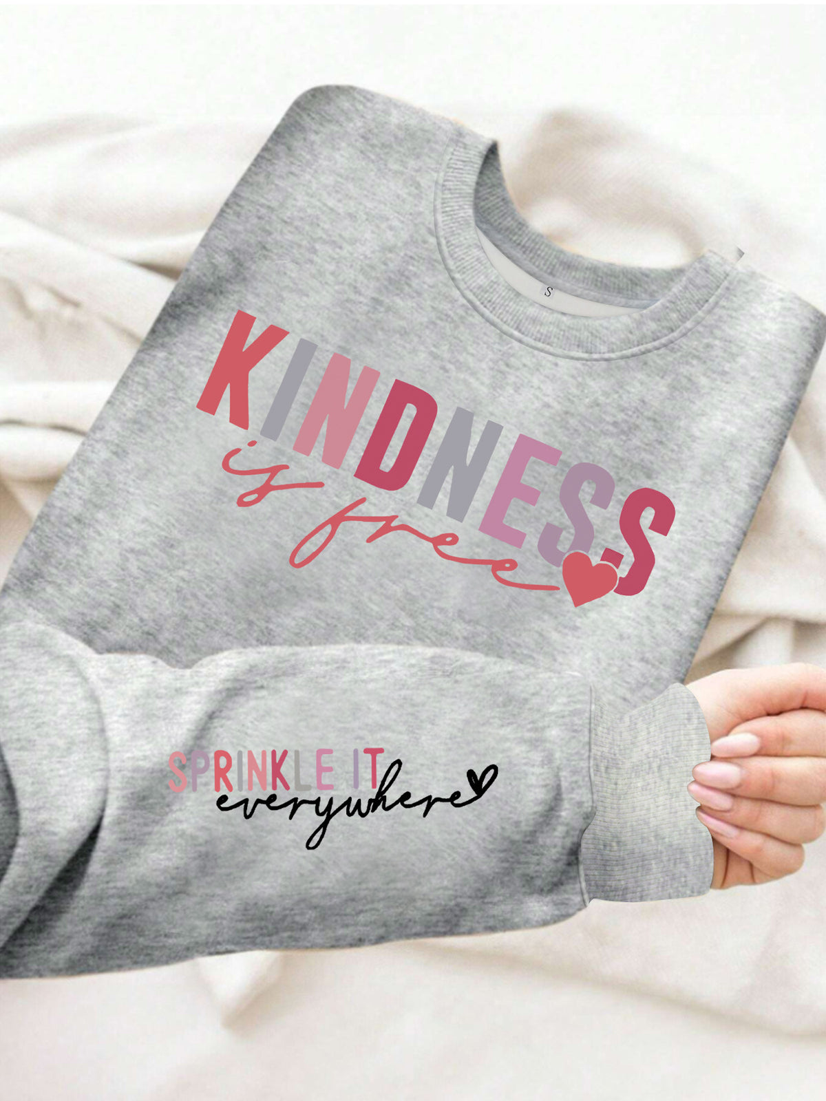 Sweat-shirt ample en velours