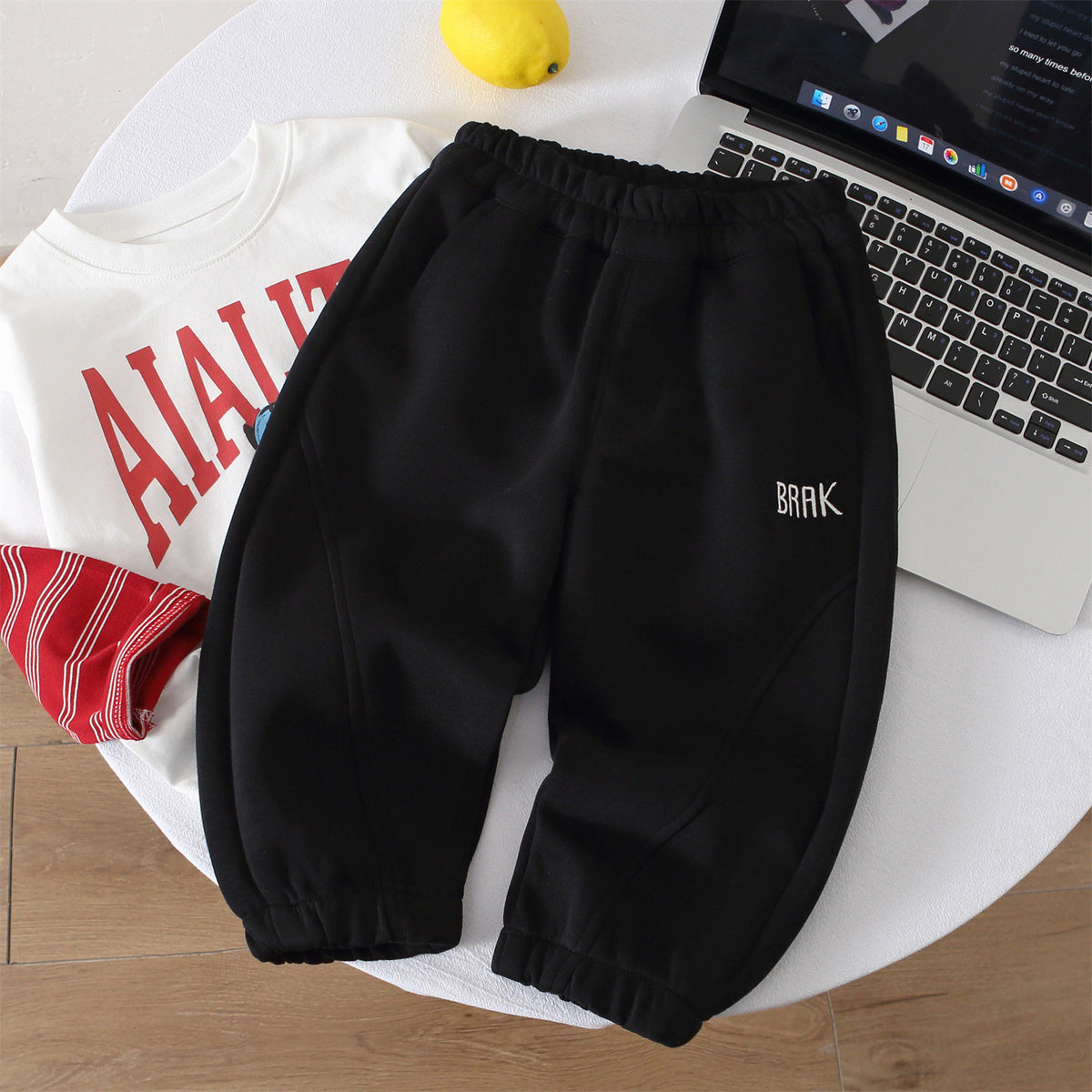 Stylish Tapered Drawstring Joggers for Boys