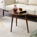 (INDIVIDUAL) Mesa de centro Mesa baja Tablero 100% madera maciza de roble Escritorio con forma de guijarro Mesa de café de madera natural Ancho 50 X
