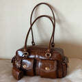 Retro-style Pillow Bag Large Capacity For Fallwinter
