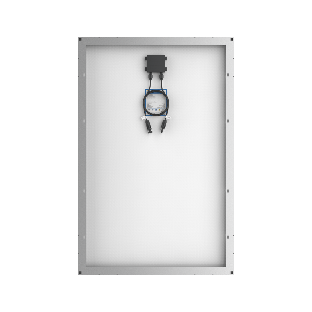 ACOPower 100W polykristallin solpanel för laddning av 12-voltsbatteri