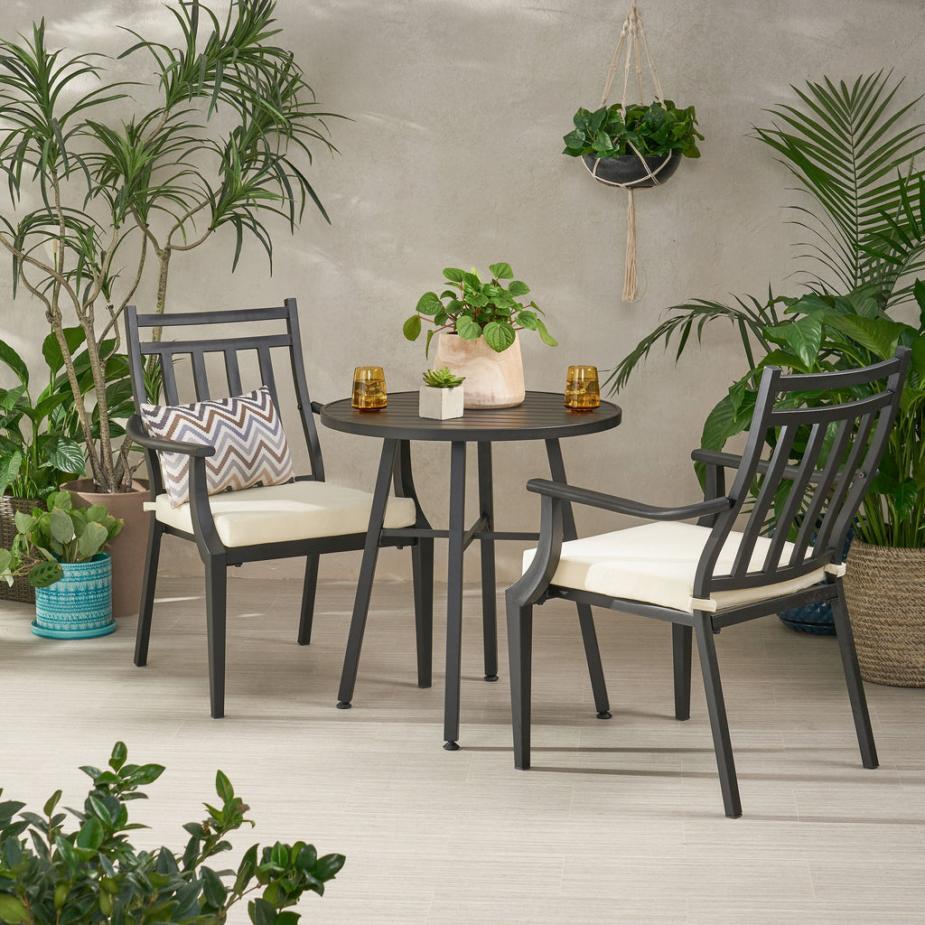 Delmar 3pc Metal Bistro Set