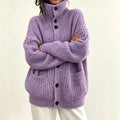 Women's Autumn Winter Cardigan Sweater Knit Jacket