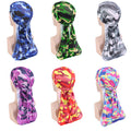 Faux Silk Camouflage Bandage Pirate Hat