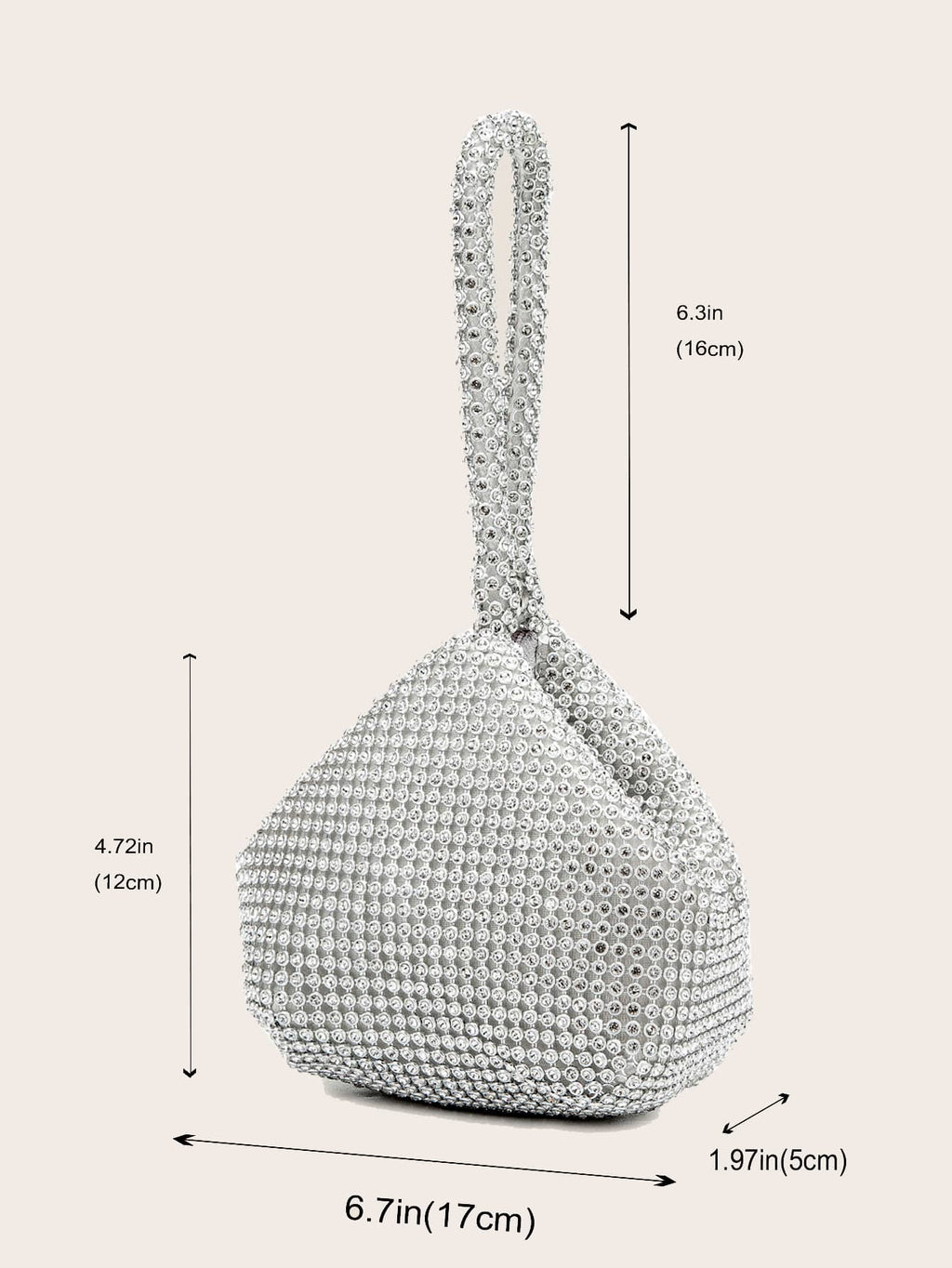 Un bolso fascinante y glamuroso