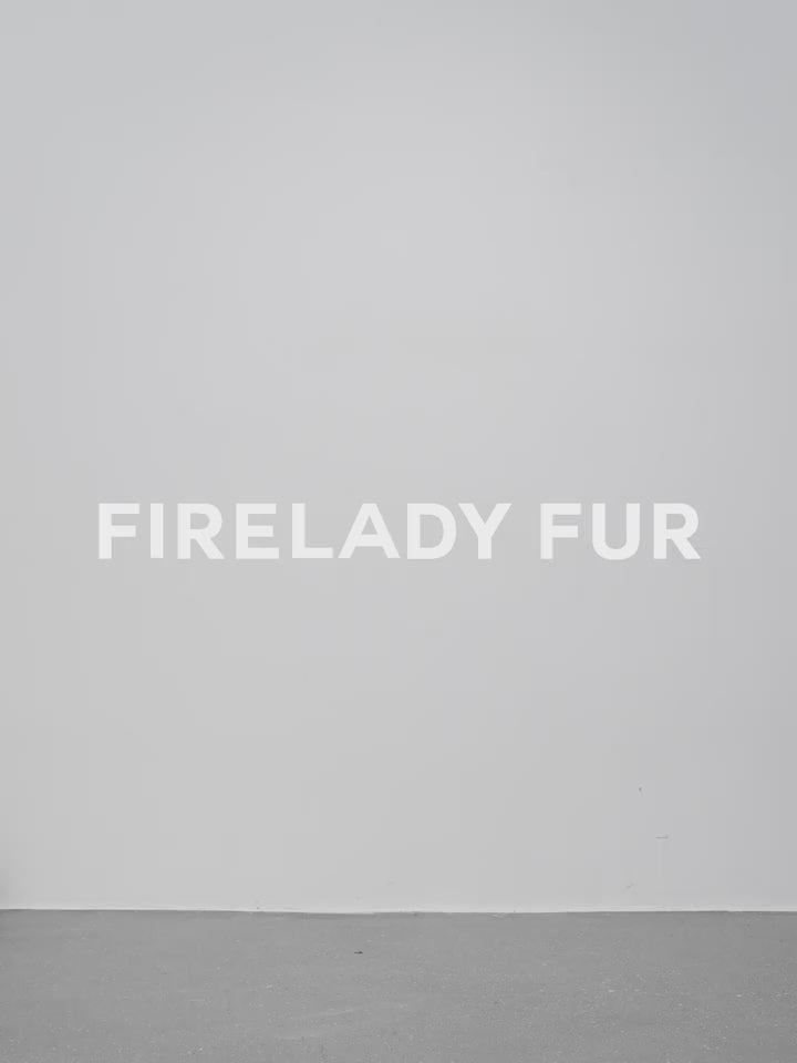 Abrigo "Casual Gene" de mujer de retazos de piel de almizcle y zorro azul de Fireladyfur
