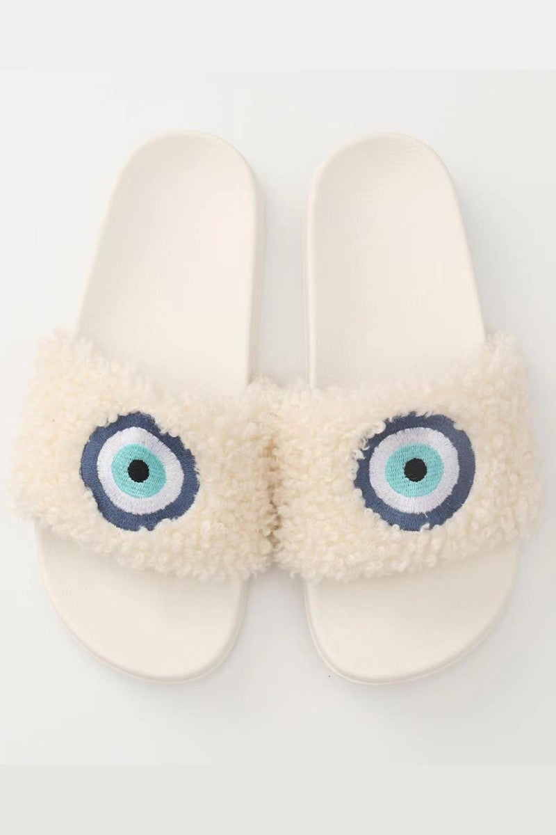 Mules fantaisie en sherpa
