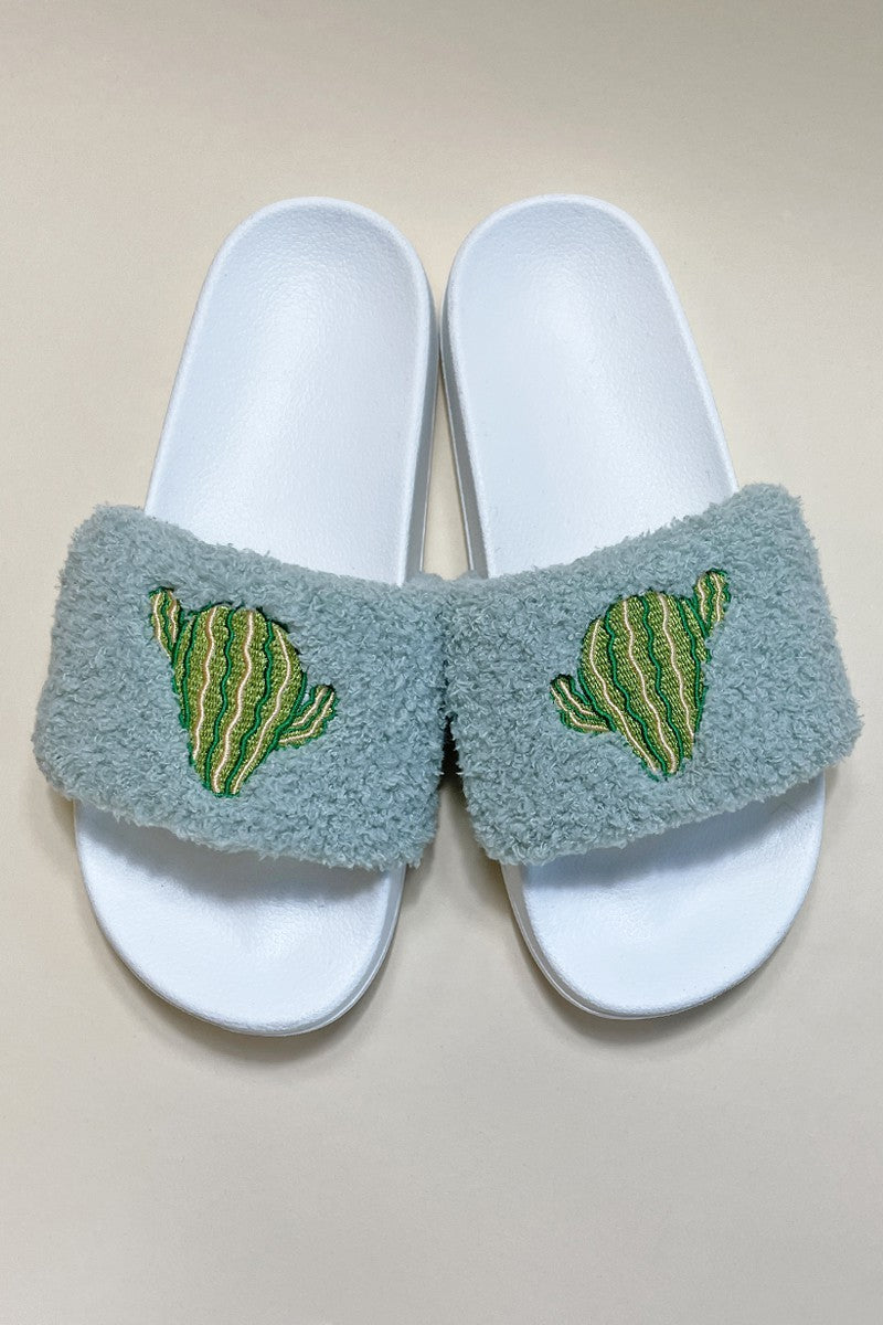 Mules fantaisie en sherpa