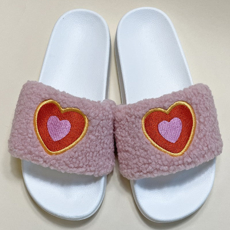 Mules fantaisie en sherpa