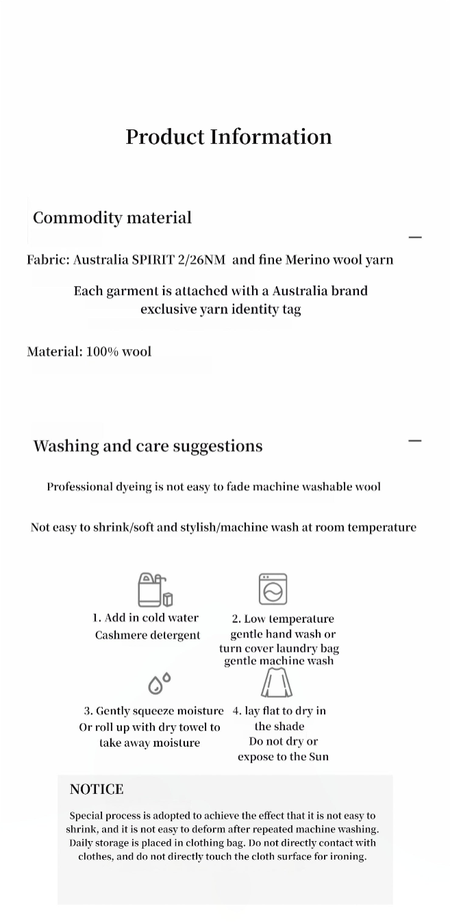 „Warm and Waxy Music” Dzianinowy garnitur z australijskiej wełny merynosów