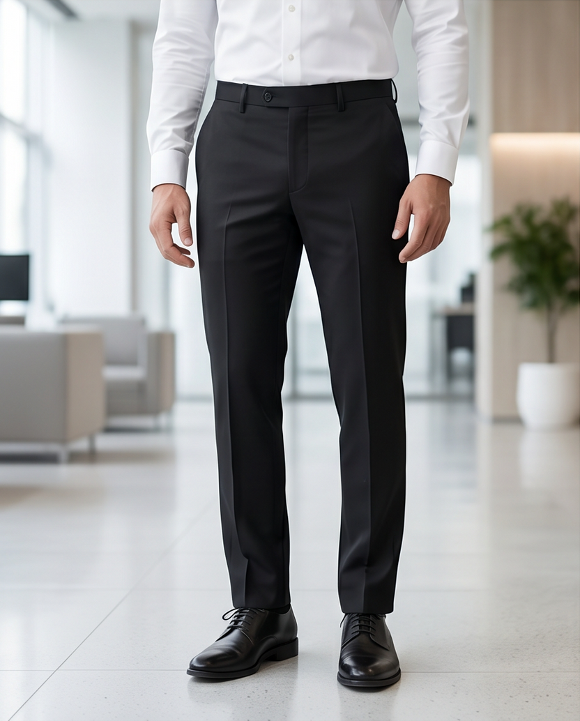 All-Season Slim-Fit-byxor i ullblandning