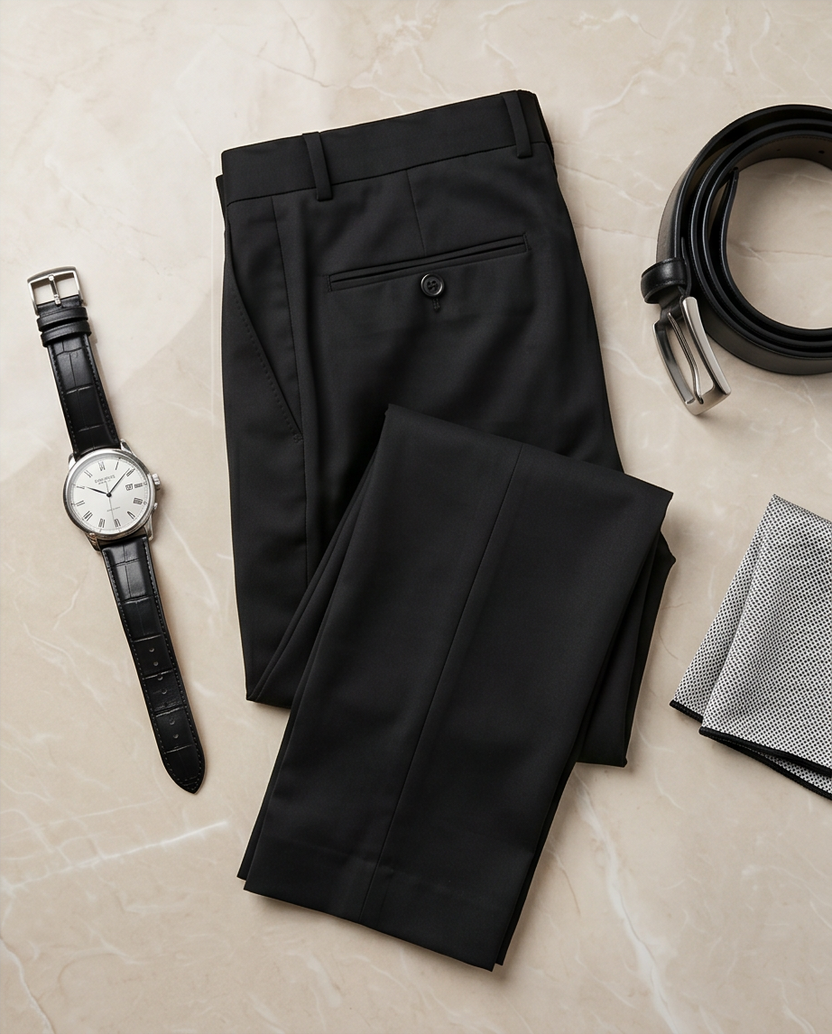 All-Season Slim-Fit-byxor i ullblandning
