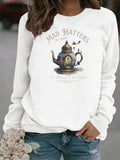 Long sleeved fleece hoodie