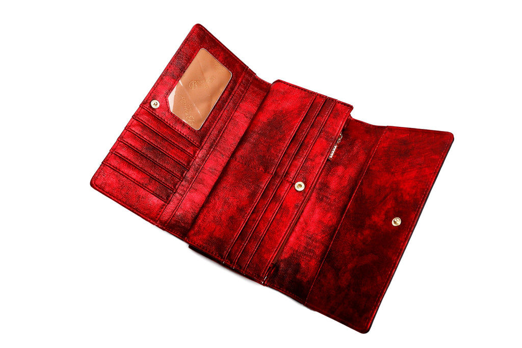 Cartera Brangio Italy Midnight Luxe