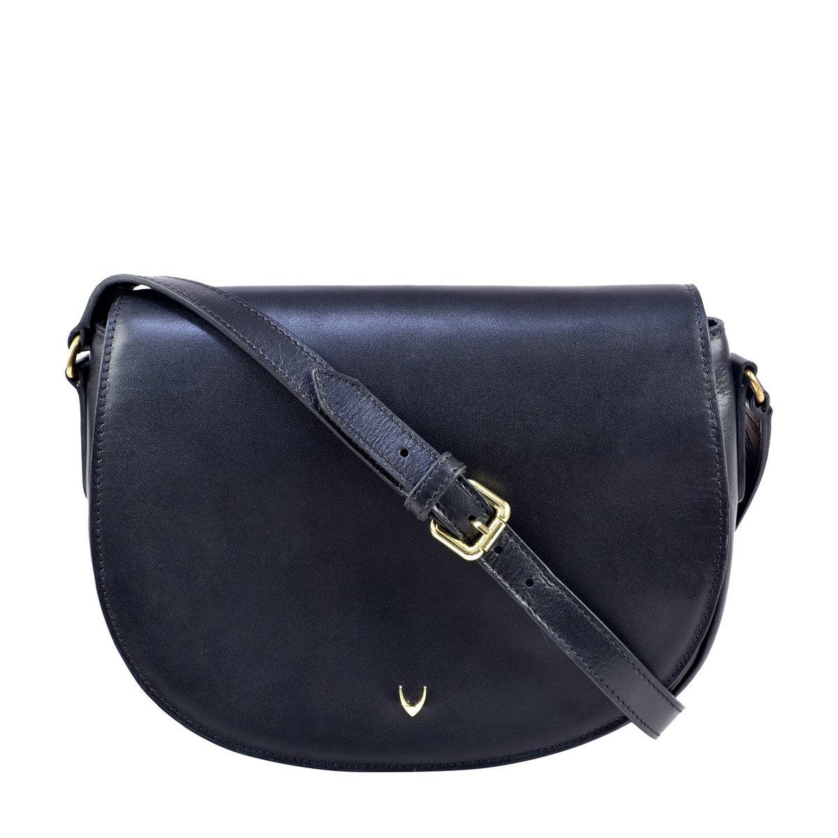 Nelly Classic Crossbody-väska i läder