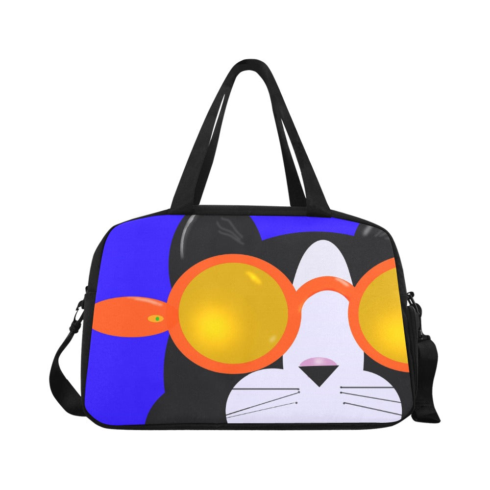 Cool Cat Tote Travel Bag w/Shoe Storage