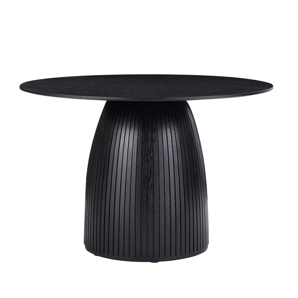 47.24 Inch MDF Dining Table Kitchen Table Small Space Dining Table for Living Room, Kitchen, Home, Apartment Black