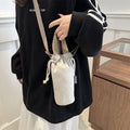 Simple Drawstring Water Bottle Bag Portable Tote Pouch