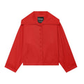Single button long sleeved lapel jacket