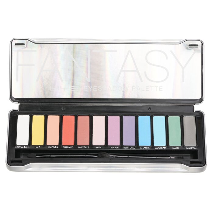 BYS - Paleta de sombras de ojos (12 sombras de ojos, 2 aplicadores) 12g/0.42oz