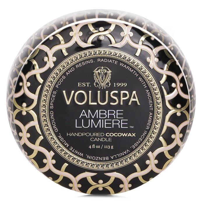 VOLUSPA - Mini Tin Candle - Ambre Lumiere
