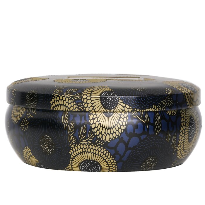 VOLUSPA - 3 Wick Decorative Tin Candle - Moso Bamboo