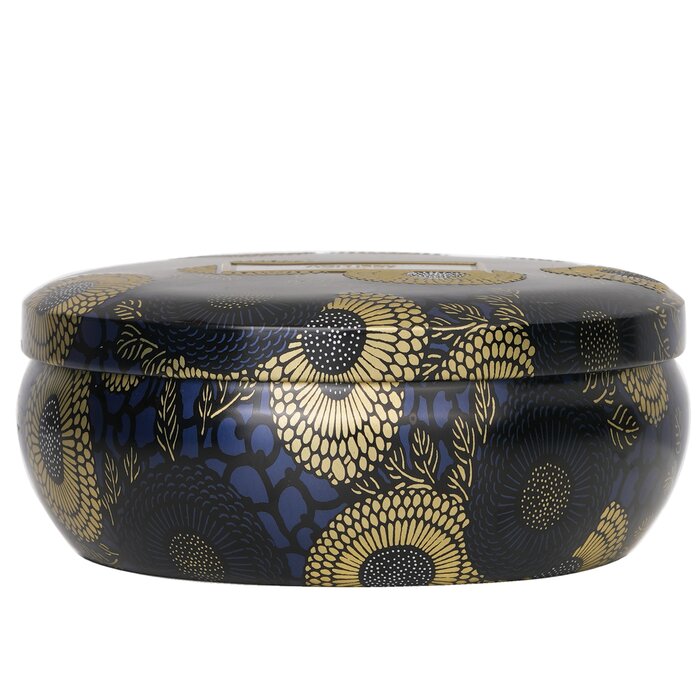 VOLUSPA - 3 Wick Decorative Tin Candle - Moso Bamboo