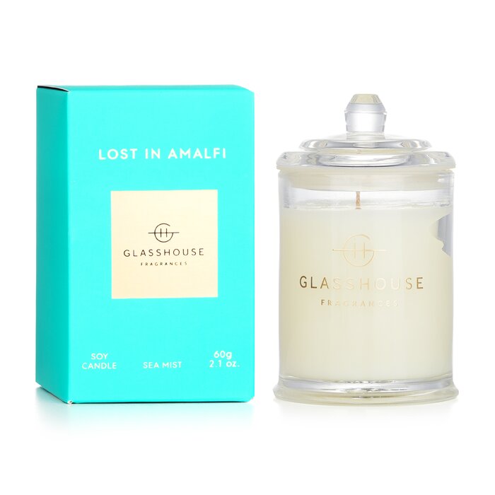 GLASSHOUSE - Triple Scented Soy Candle - Lost in Amalfi (Sea Mist)