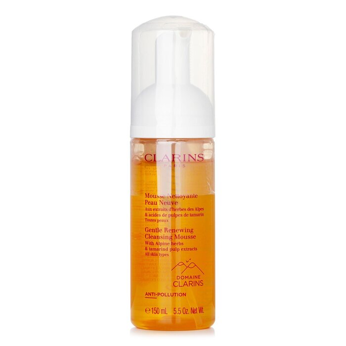 CLARINS - Gentle Renewing Cleansing Mousse med extrakt av alperter och tamarindmassa