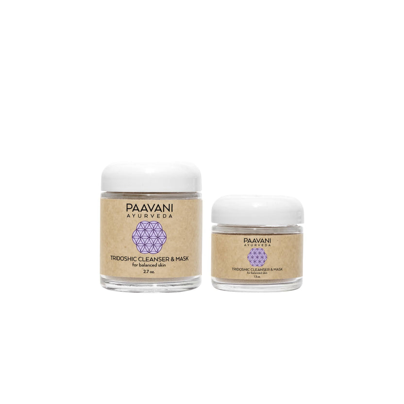 Tridoshic Cleanser & Mask | Ayurvediska rengöringskorn för en balanserad och strålande hy