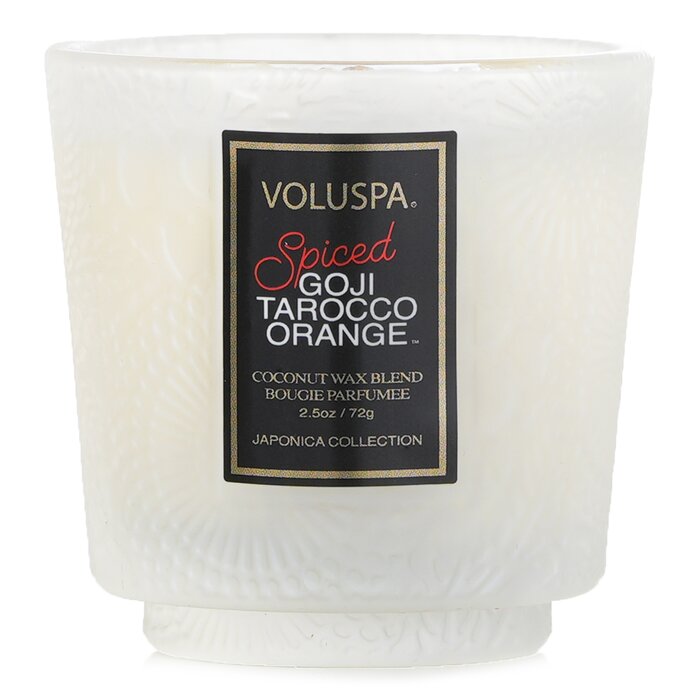VOLUSPA - Petite Pedestal Candle - Spiced Goji Tarocco Orange