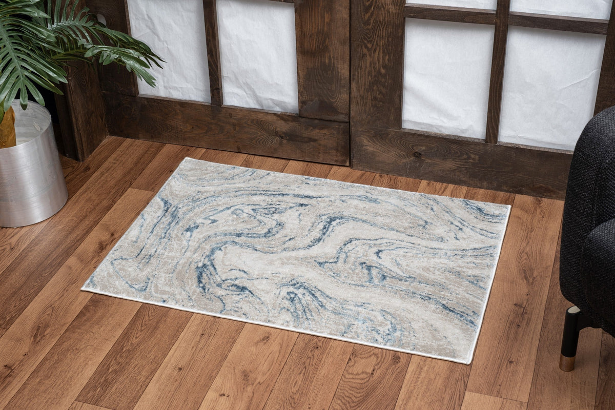 Elegance GC_CNC6010 Ivory 5 Ft. 3 In. X 7 Ft. 3 In. Area Rug