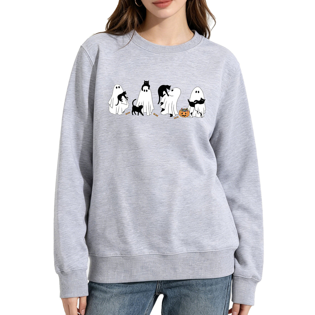 Ghost Cat-hoodie