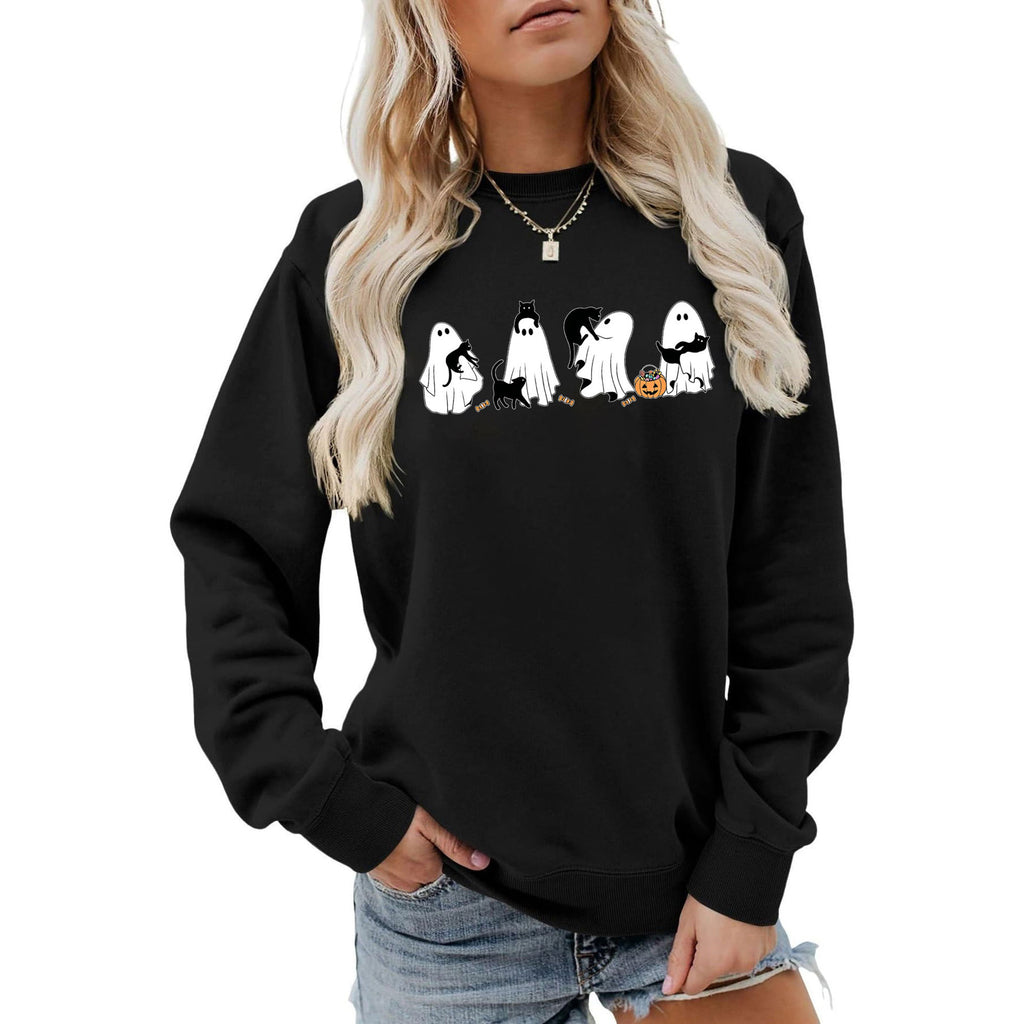 Ghost Cat-hoodie