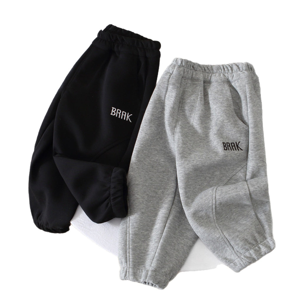 Stylish Tapered Drawstring Joggers for Boys