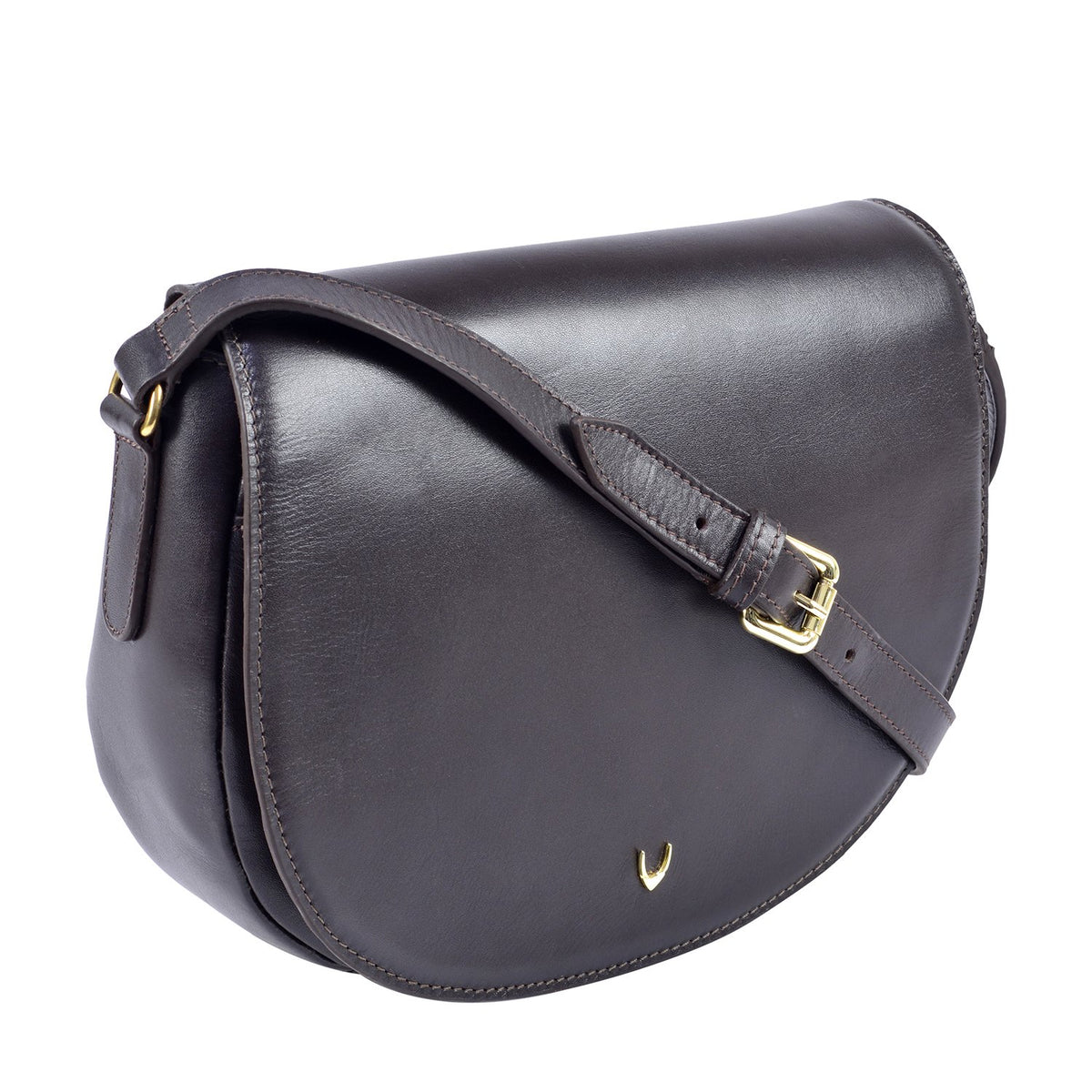 Nelly Classic Crossbody-väska i läder