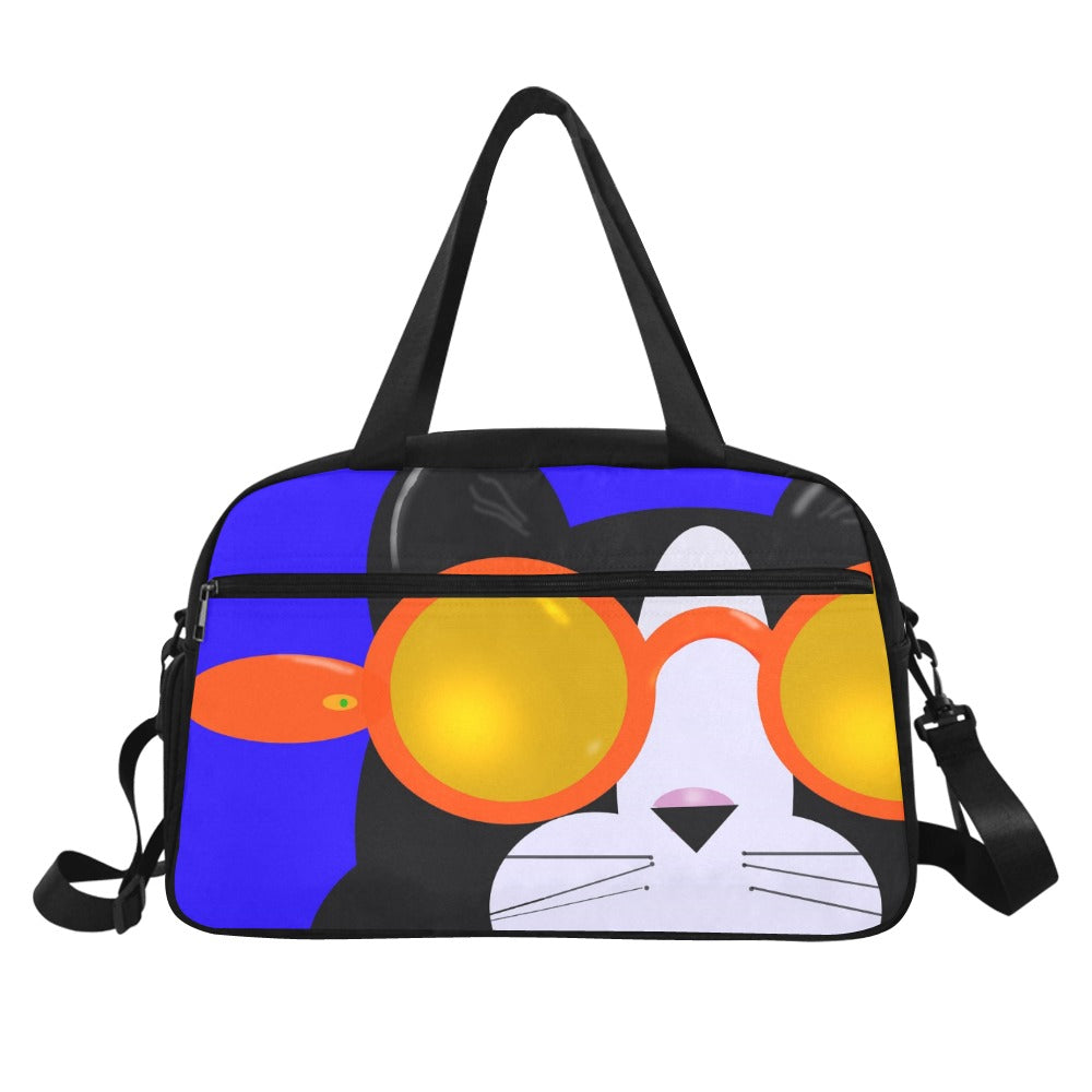 Cool Cat Tote Travel Bag w/Shoe Storage