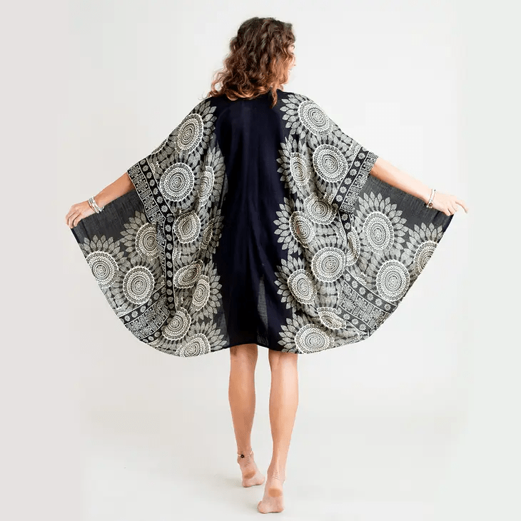 Salida de baño tipo kimono Bondi Mandala para bikini