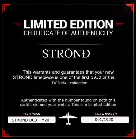 STROND DC3 Mkll Todo acero inoxidable y bronce