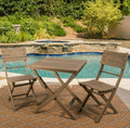 Positano 25 " Foldable Bistro Set, Gray