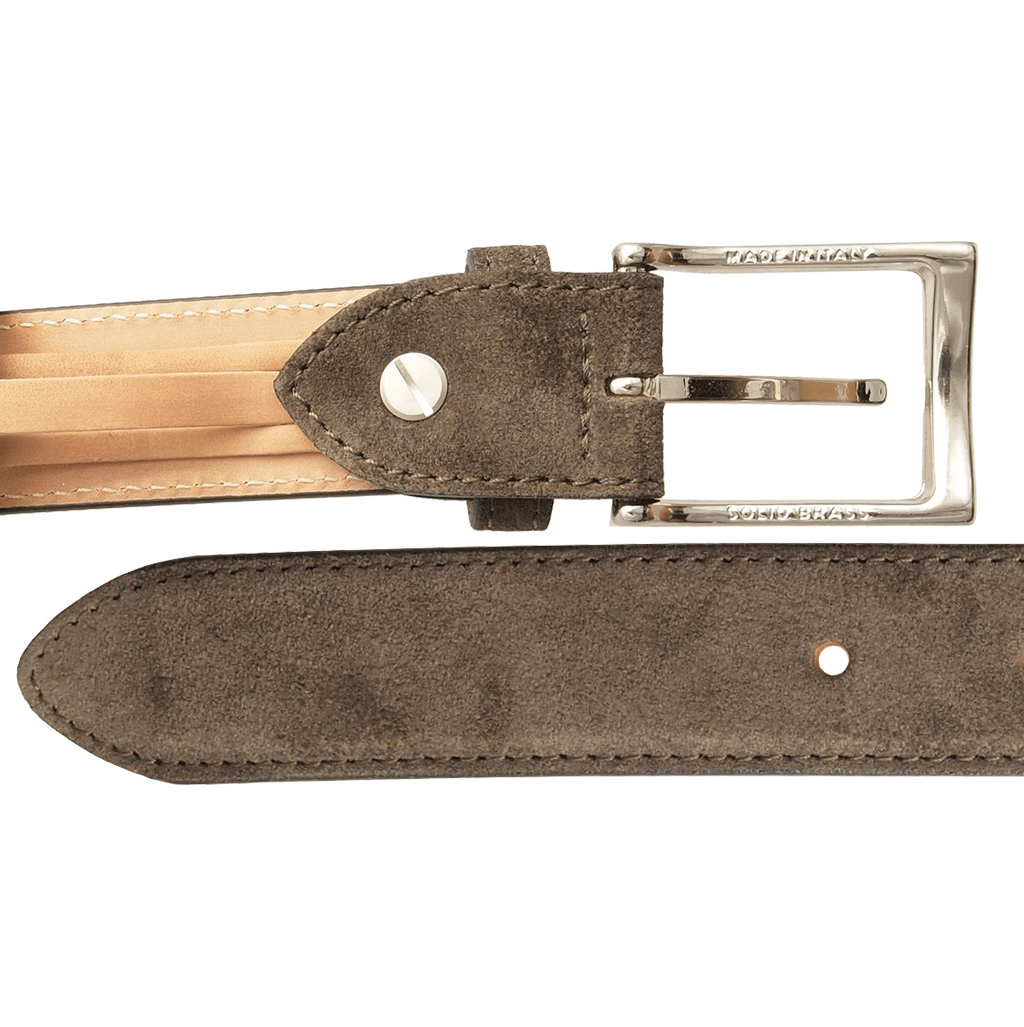 Pasek z zamszu Sartorial 30 mm, kolor bizon