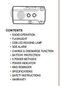 Notfall-Solarradio,Solarbaby Selbstbetriebenes Kurbelradio mit LED-Taschenlampe, SOS-Alarm,AM/FM Wetter Wind Up Radio mit 2000mAh Akku für Notladung von Smartphone,(Rod)