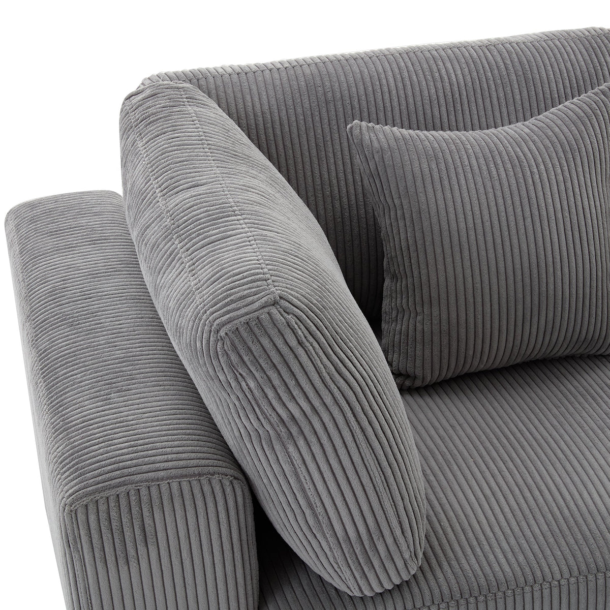 105'' 3 Seater Sofa With Removable Back Cushions and 5 Pillows , for Living Room, Apartment, Spacious Space