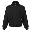 Men's Jacket Metal Snap Button Stand Collar Loose Fit Workwear Coat