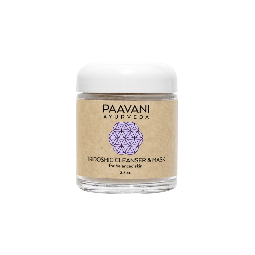Tridoshic Cleanser & Mask | Ayurvediska rengöringskorn för en balanserad och strålande hy