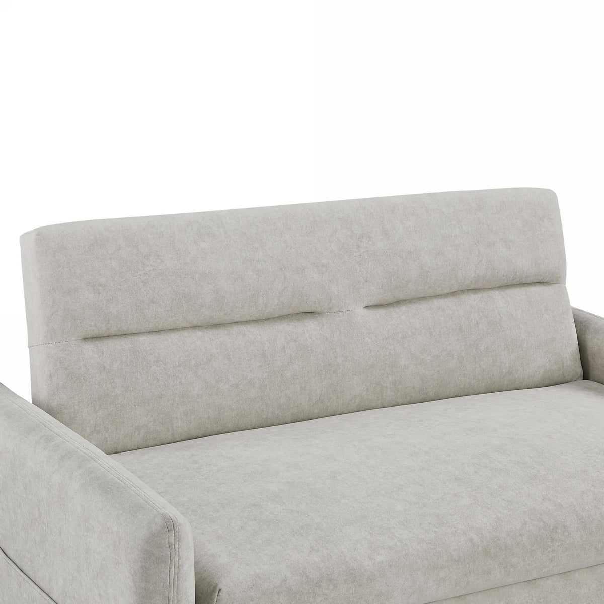 55.1" Pull Out Sleep Sofa Bed Loveseats Sofa Couch With Adjsutable Backrest, Storage Pockets, 2 Soft Pillows, USB Ports